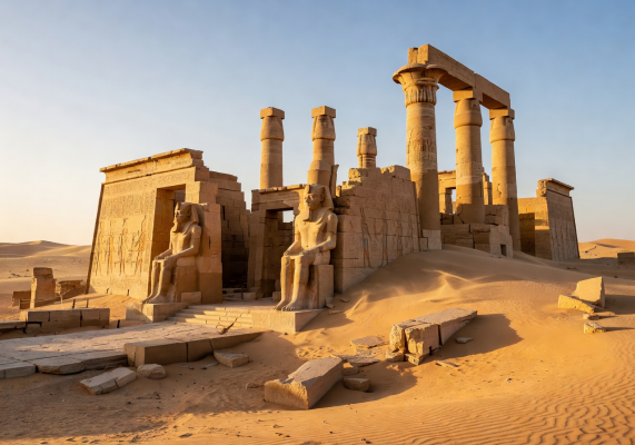 Ancient Egyptian Temple Ruins