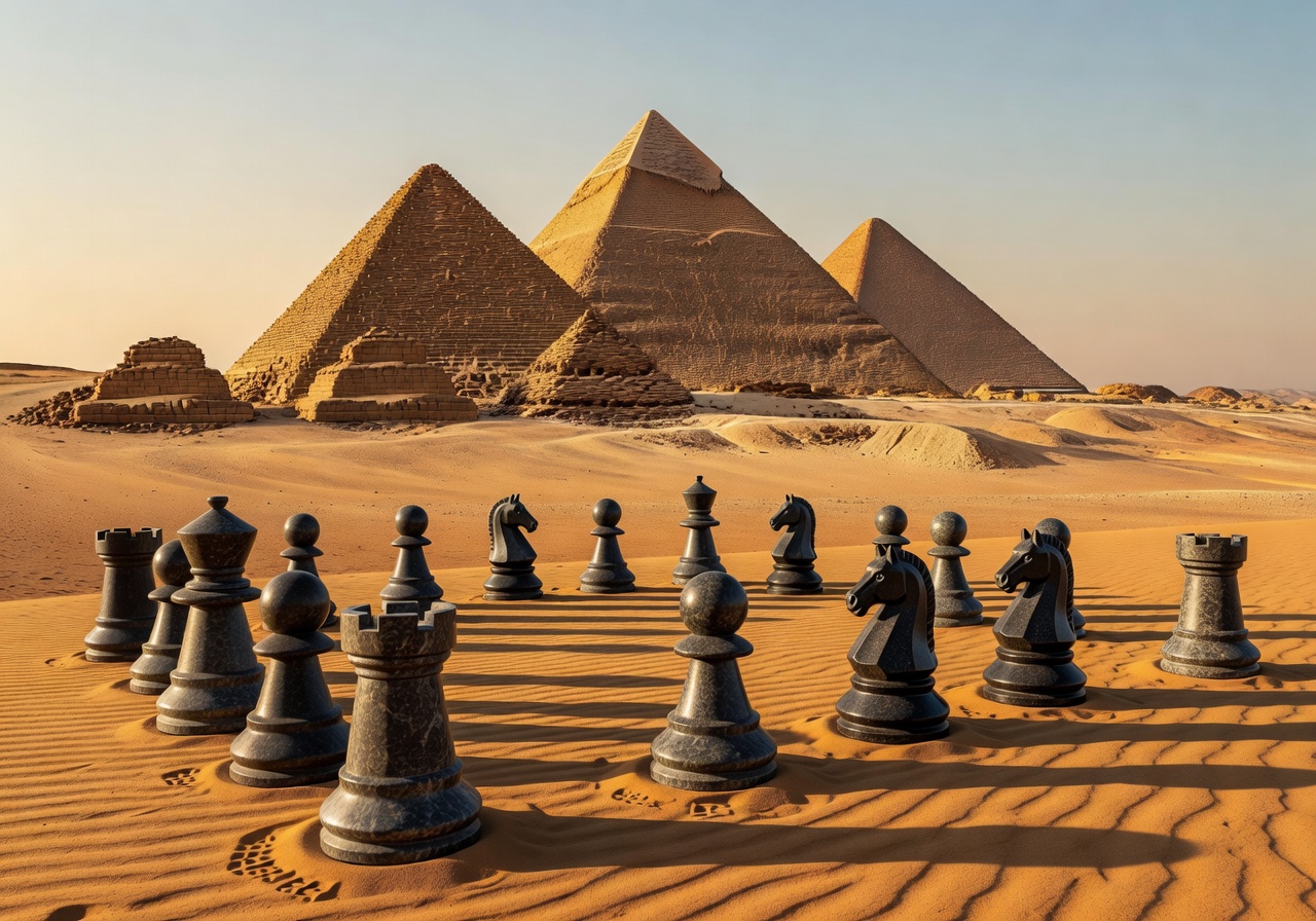Egypt Pyramids Symbolizing the Game